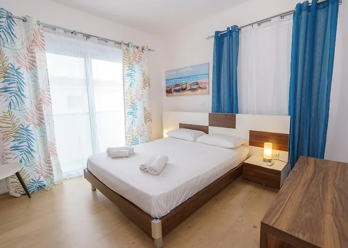 Hubstay - Blue Harmony In Protaras - 5 Min Walk To The Paralimni